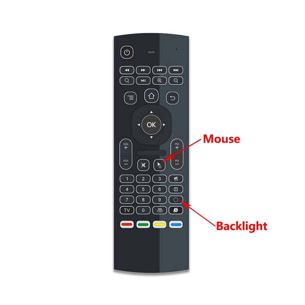 MX3 MX3-L Backlit Air Mouse T3 Smart Voice Remote Control 2.4G RF Wireless Keyboard For Android TV Box - Remote Controllers -  Trend Goods