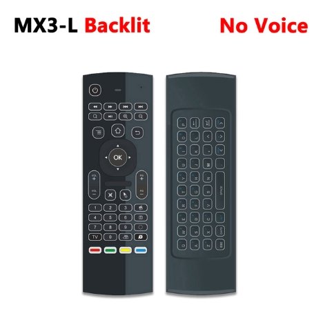 MX3 MX3-L Backlit Air Mouse T3 Smart Voice Remote Control 2.4G RF Wireless Keyboard For Android TV Box - Remote Controllers -  Trend Goods