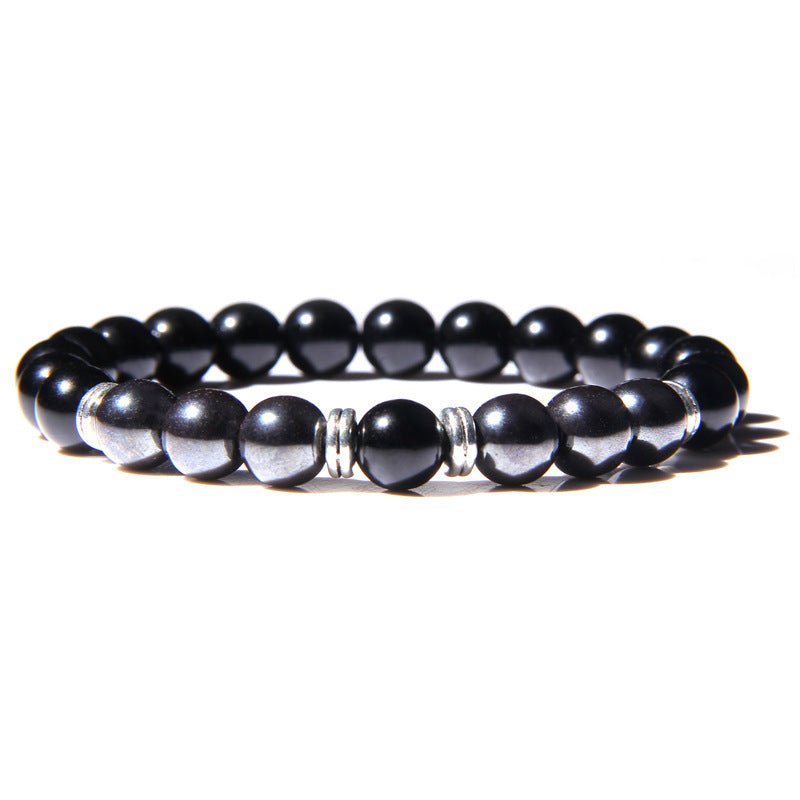 Natural Tiger Eye Stone Stretch Men's Bracelet - Bracelets -  Trend Goods