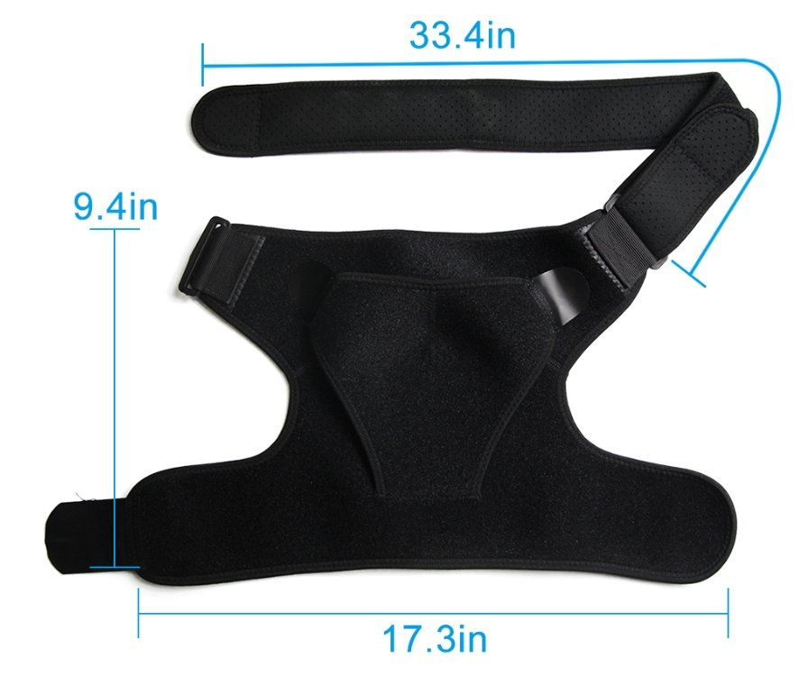 Neoprene Shoulder Support Brace Protector for Joint Pain Dislocation Injury Arthritis - Sports Accessories -  Trend Goods