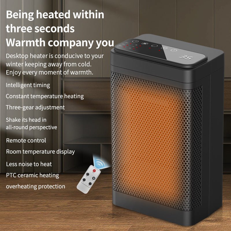 New Electric Heater Desktop Mini Household Fast Heat Mute - Space Heaters -  Trend Goods