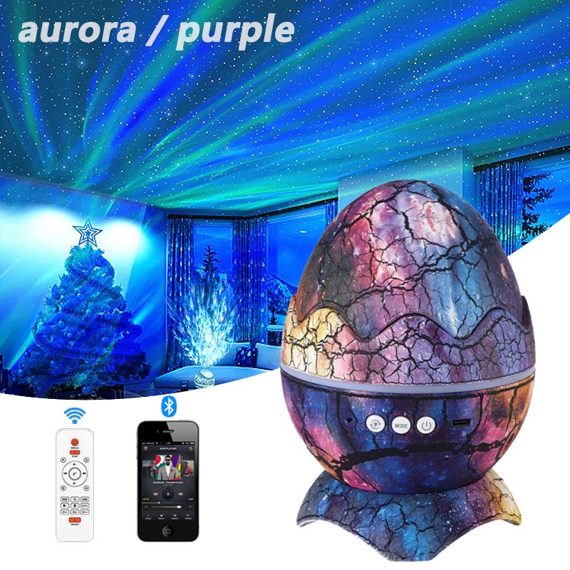 New Star Light Crack Translucent Dinosaur Egg Water Ripple USB Projection Night Light Home Decor - Night Lights -  Trend Goods