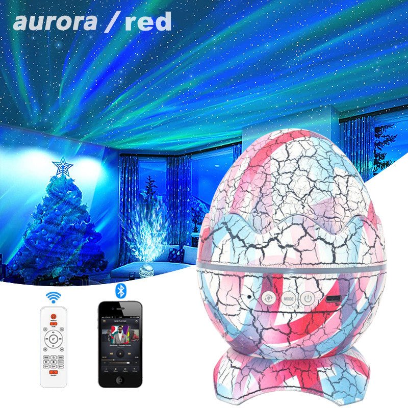 New Star Light Crack Translucent Dinosaur Egg Water Ripple USB Projection Night Light Home Decor - Night Lights -  Trend Goods