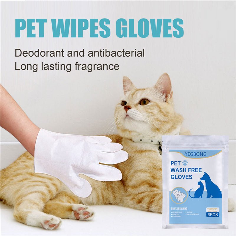 No-bath And Cat-free Non-woven Gloves - Pet Bathing -  Trend Goods