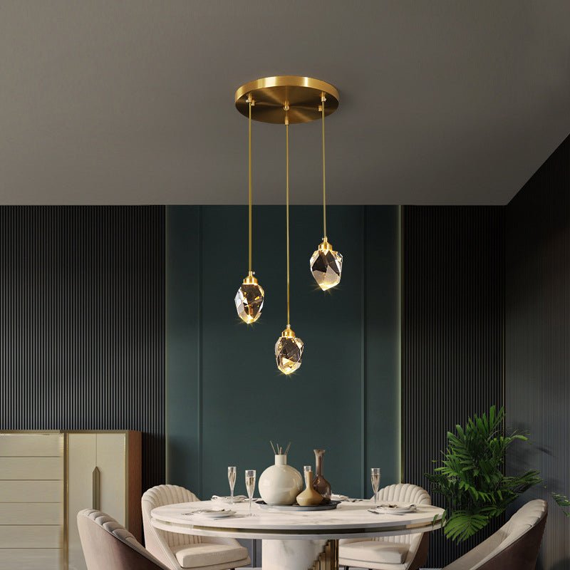 Nordic Full Copper Crystal Chandelier - Lighting -  Trend Goods