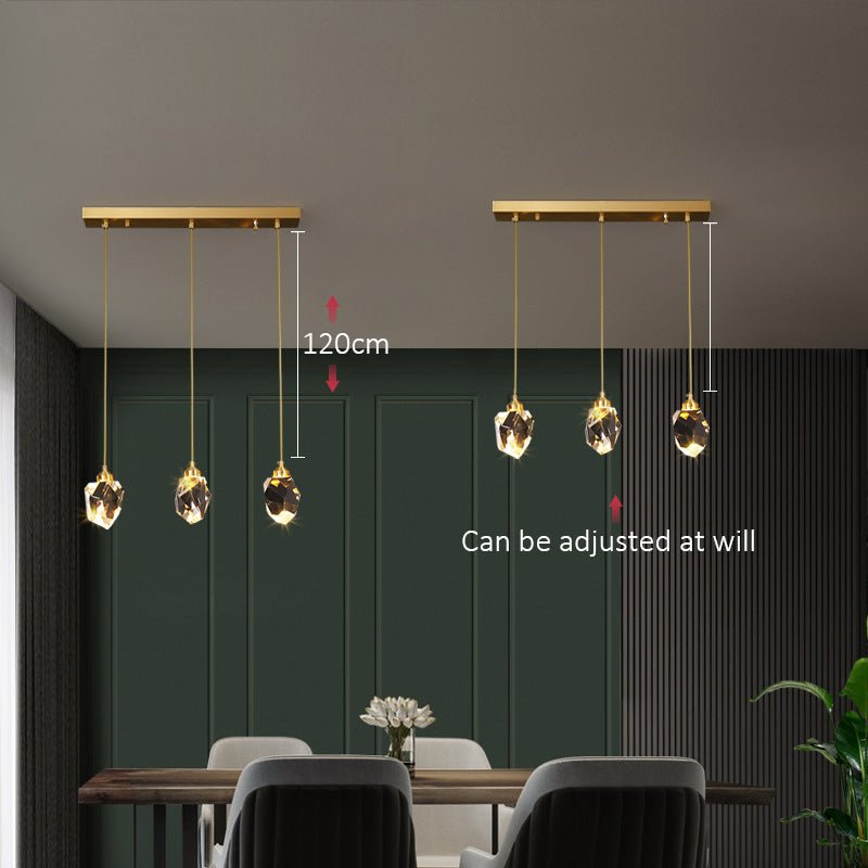 Nordic Full Copper Crystal Chandelier - Lighting -  Trend Goods