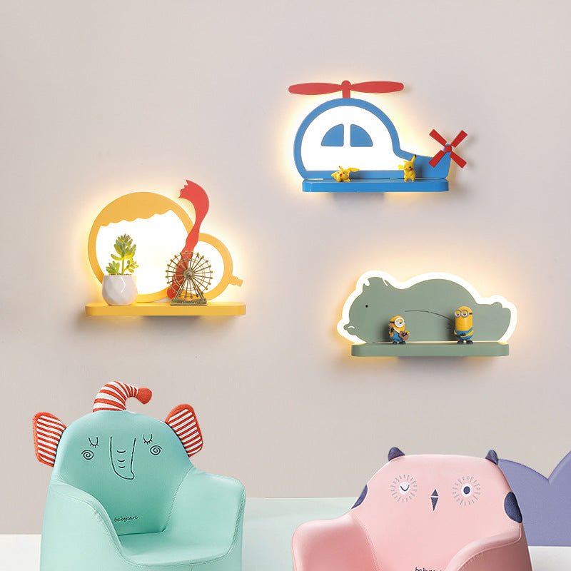 Nordic Minimalist Bedroom Children's Room Bedside Aisle Wall LED Lamps - Lighting -  Trend Goods