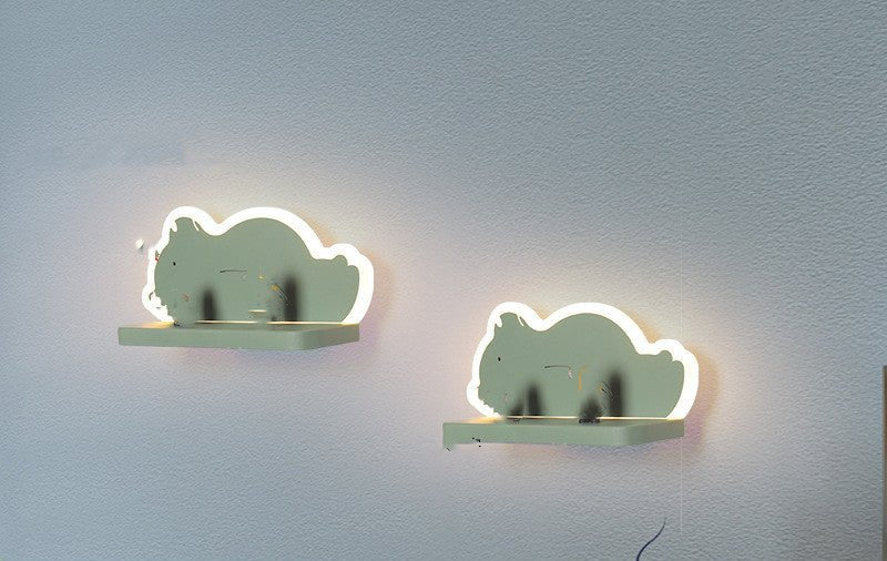 Nordic Minimalist Bedroom Children's Room Bedside Aisle Wall LED Lamps - Lighting -  Trend Goods