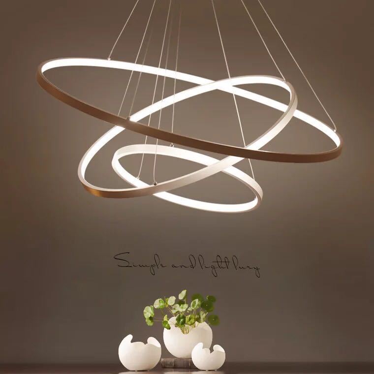 Nordic Style Round Chandelier Lamp - Lighting -  Trend Goods