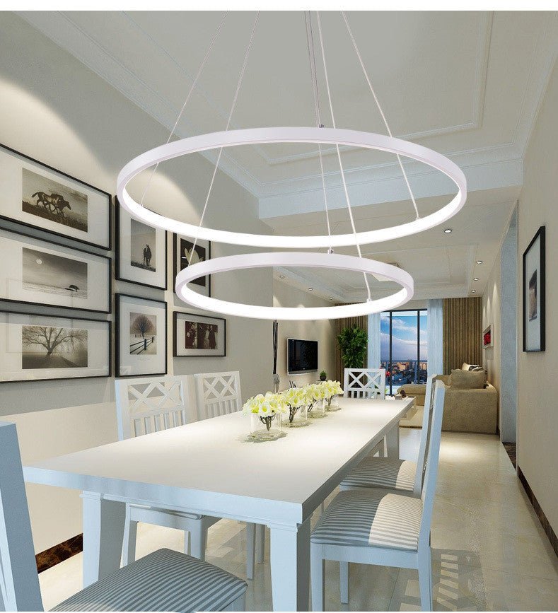 Nordic Style Round Chandelier Lamp - Lighting -  Trend Goods