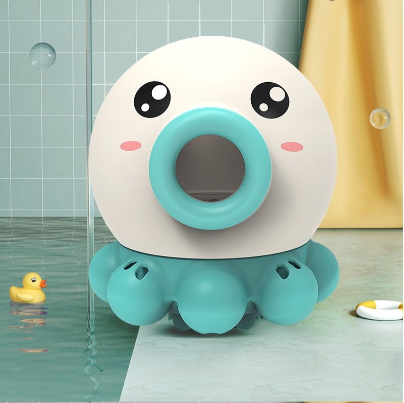 Octopus Fountain Bath Toy Water Jet Rotating Shower Bathroom Toy - Baby Bathing -  Trend Goods