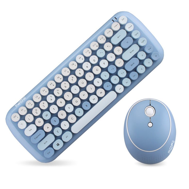 Office Mini Wireless 2.4G Keyboard Mouse Set - Keyboard Mouse Set -  Trend Goods