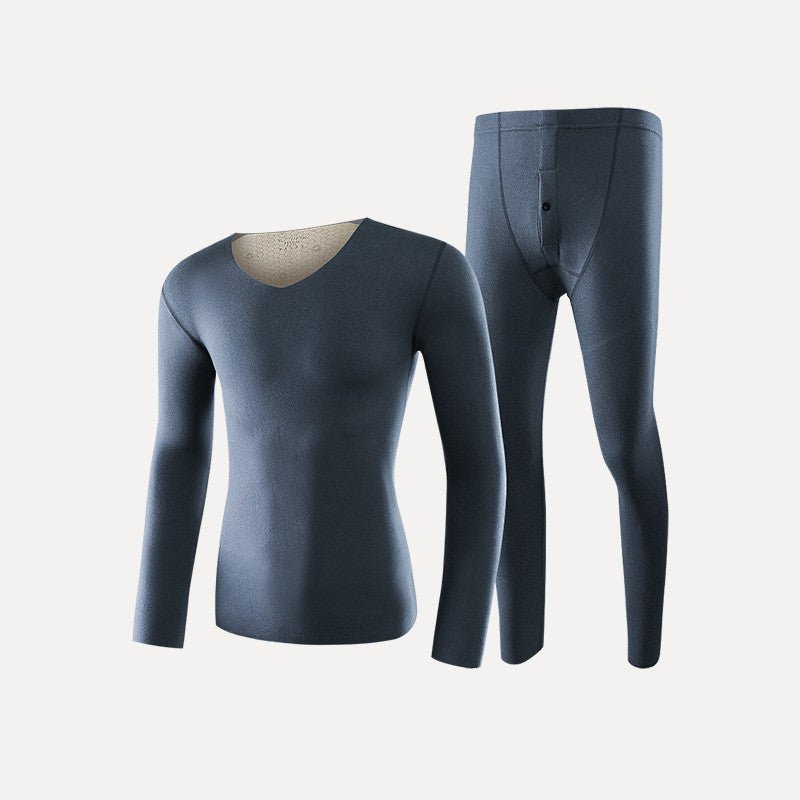 Patch Thermal Underwear Suit Seamless Slim Fitting Velvet Silk Winter Keep Warm - Shapewear -  Trend Goods