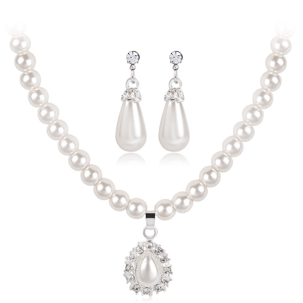 Pearl necklace set - Jewelry Sets -  Trend Goods