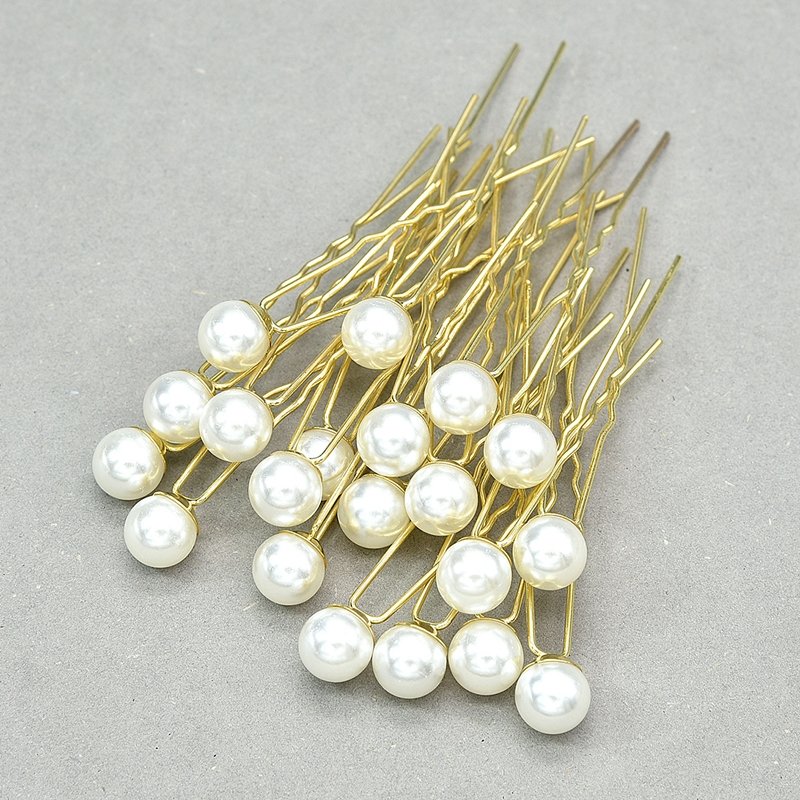 Pearl U-shaped hairpin bridal headband - Hair Accessories -  Trend Goods