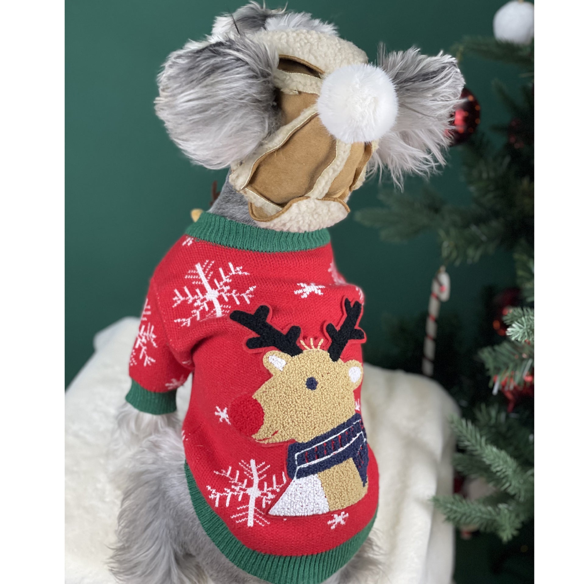 Pet Clothes New Christmas Padded Dog Sweater - Pet Apparel -  Trend Goods