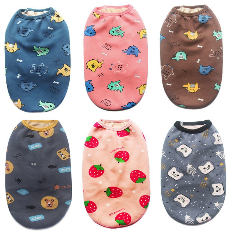 Pet Clothes Plush Vest Small Medium And Large - Pet Apparel -  Trend Goods