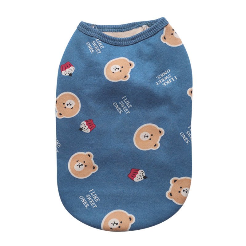 Pet Clothes Plush Vest Small Medium And Large - Pet Apparel -  Trend Goods