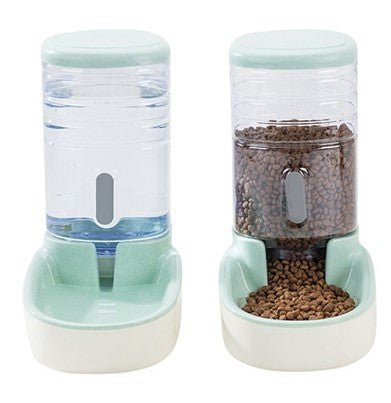 Pet dog automatic feeder dog automatic drinking fountain - Automatic Feeders -  Trend Goods