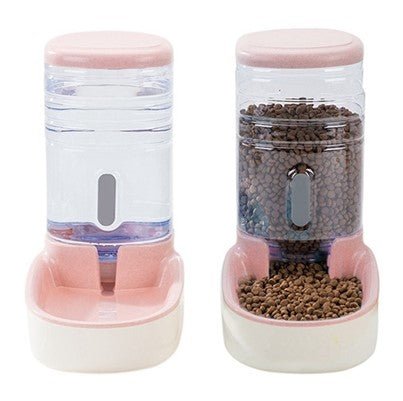 Pet dog automatic feeder dog automatic drinking fountain - Automatic Feeders -  Trend Goods