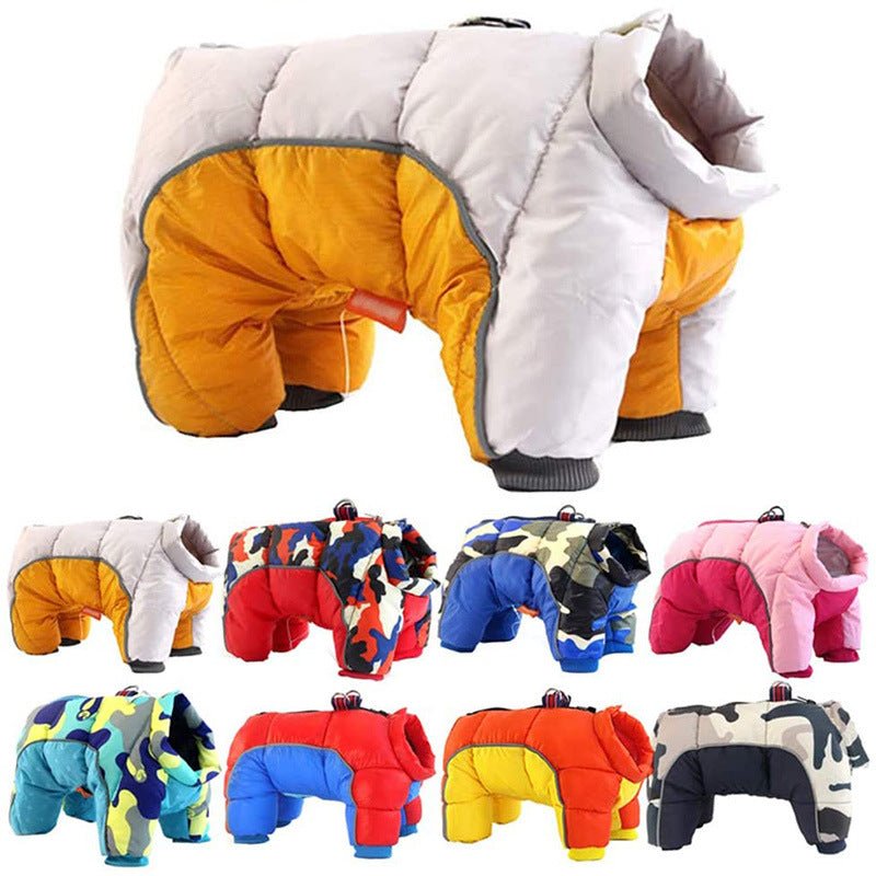 Pet Dog Winter Clothes Thick Warm Down Jacket Teddy Cotton Coat - Pet Apparel -  Trend Goods