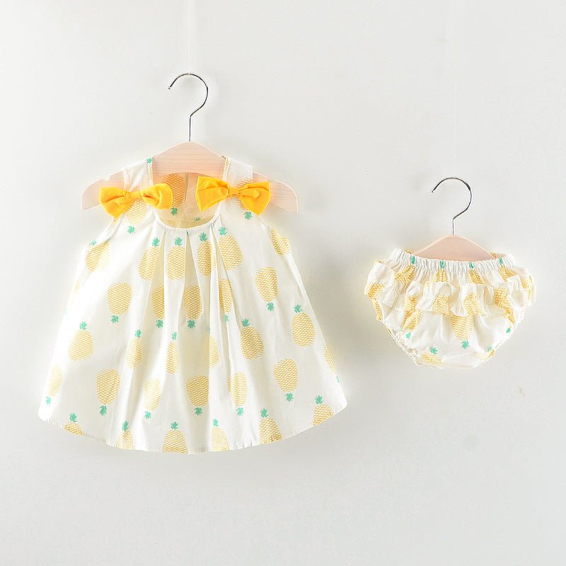 Pineapple print two-piece Dress - Baby Clothing -  Trend Goods