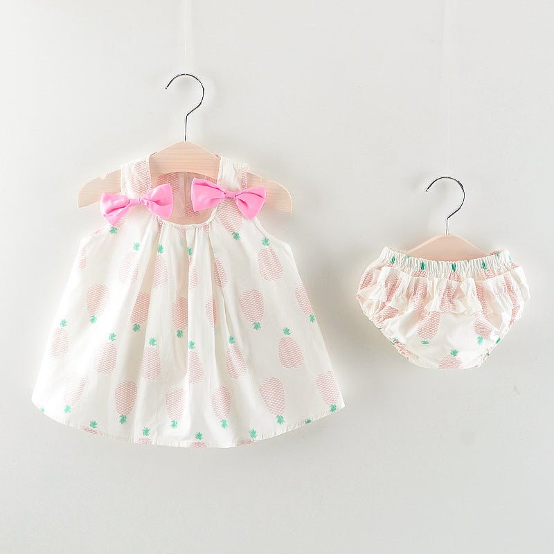 Pineapple print two-piece Dress - Baby Clothing -  Trend Goods