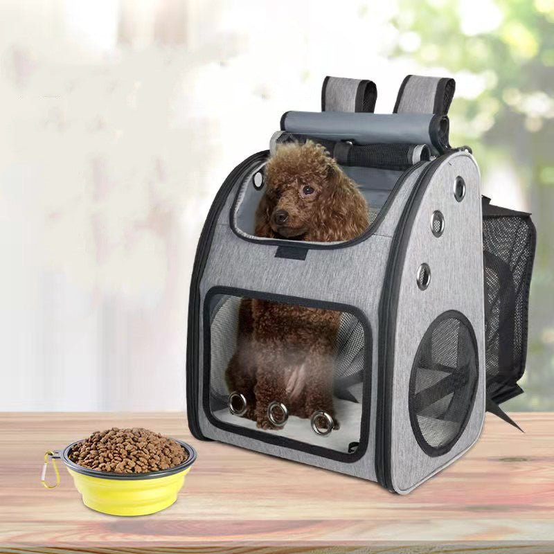 Portable Breathable Pet Foldable Backpack - Pet Bags -  Trend Goods