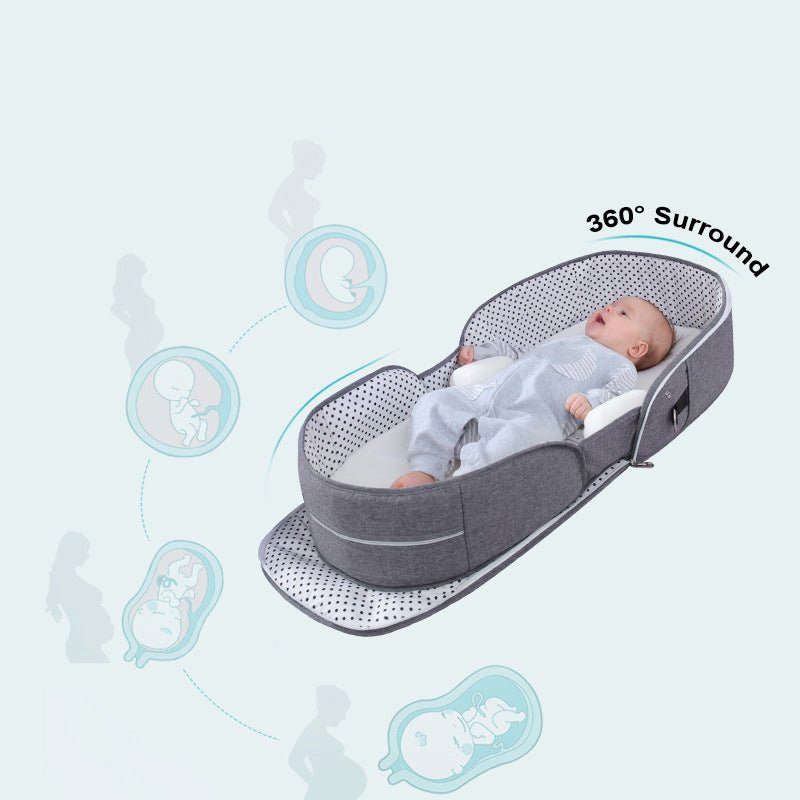 Portable Removable Folding Crib Baby Bed Mummy Bag - Baby Carriers -  Trend Goods