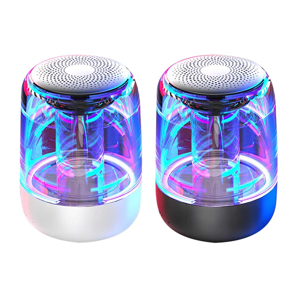 Portable Speakers Bluetooth Column Wireless Bluetooth Speaker Powerful Bass Radio with Variable Color LED Light - Bluetooth Speakers -  Trend Goods