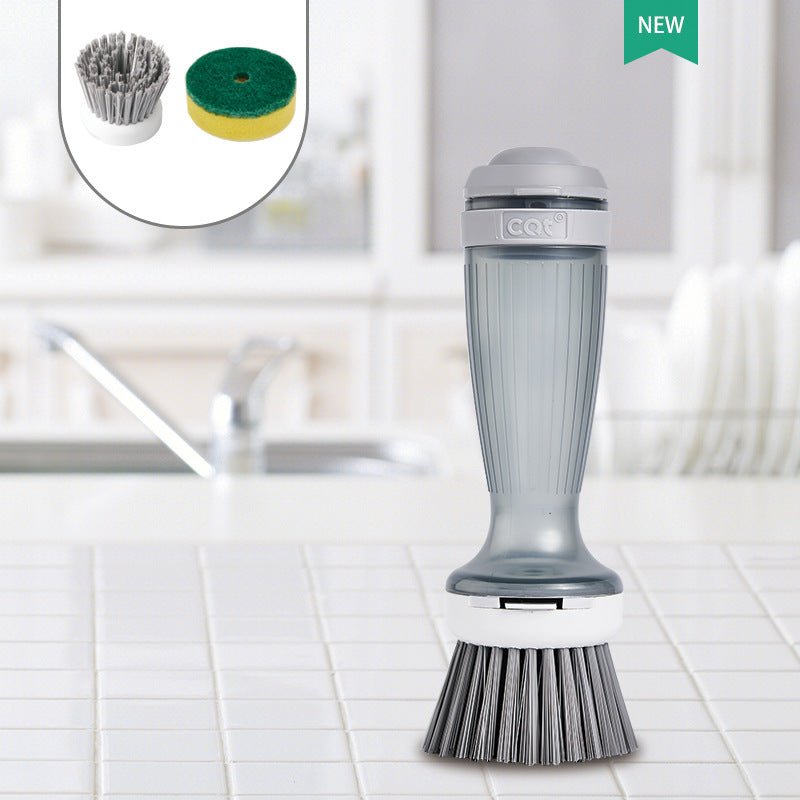 Pot Brush Dish Brush Dish Scrub Brush With Soap Dispenser - Dish Brushes -  Trend Goods