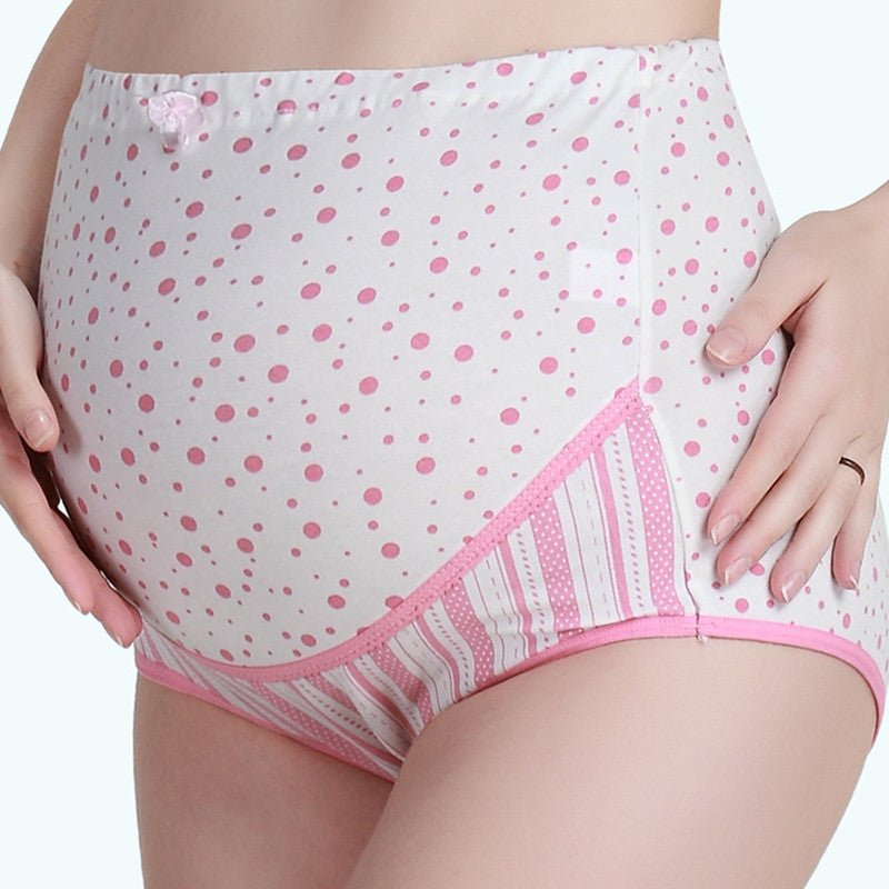 Pregnant women's underwear, stomach lift pants, cotton, adjustable high waist pants - Maternity Clothing -  Trend Goods