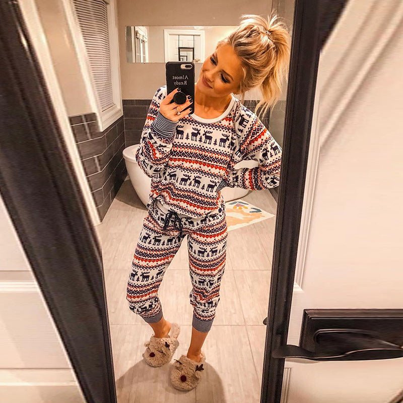 Printed Pajama for Christmas - Pajamas -  Trend Goods