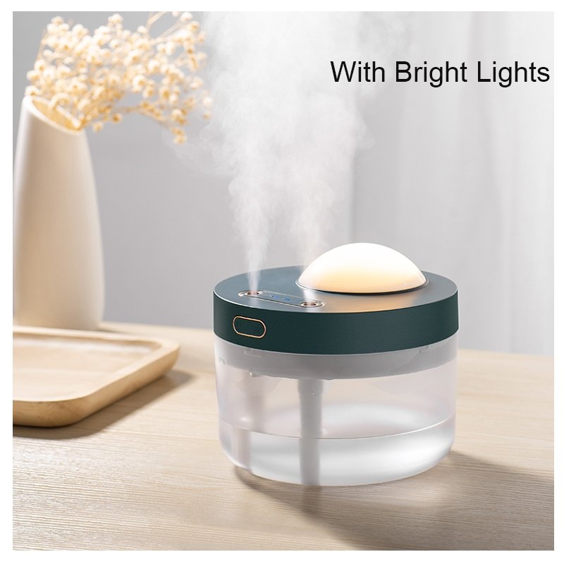 Projection Humidifier Portable Rechargeable Rotating Projection Night Light Bedroom Moisturizing Double Spray - Humidifiers -  Trend Goods