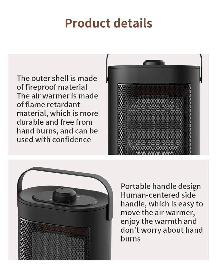 PTC Ceramic Three Second Heat Heater - Space Heaters -  Trend Goods