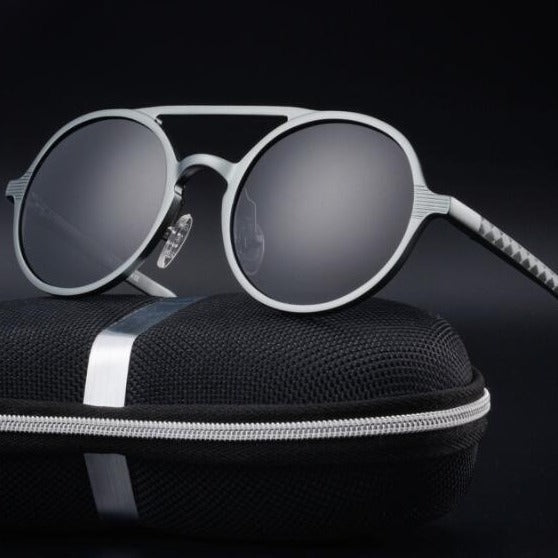 Retro Aluminum Magnesium Sunglasses Polarized Lens Vintage Eyewear - Sunglasses -  Trend Goods