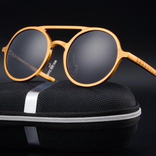 Retro Aluminum Magnesium Sunglasses Polarized Lens Vintage Eyewear - Sunglasses -  Trend Goods