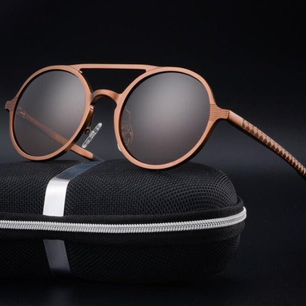 Retro Aluminum Magnesium Sunglasses Polarized Lens Vintage Eyewear - Sunglasses -  Trend Goods