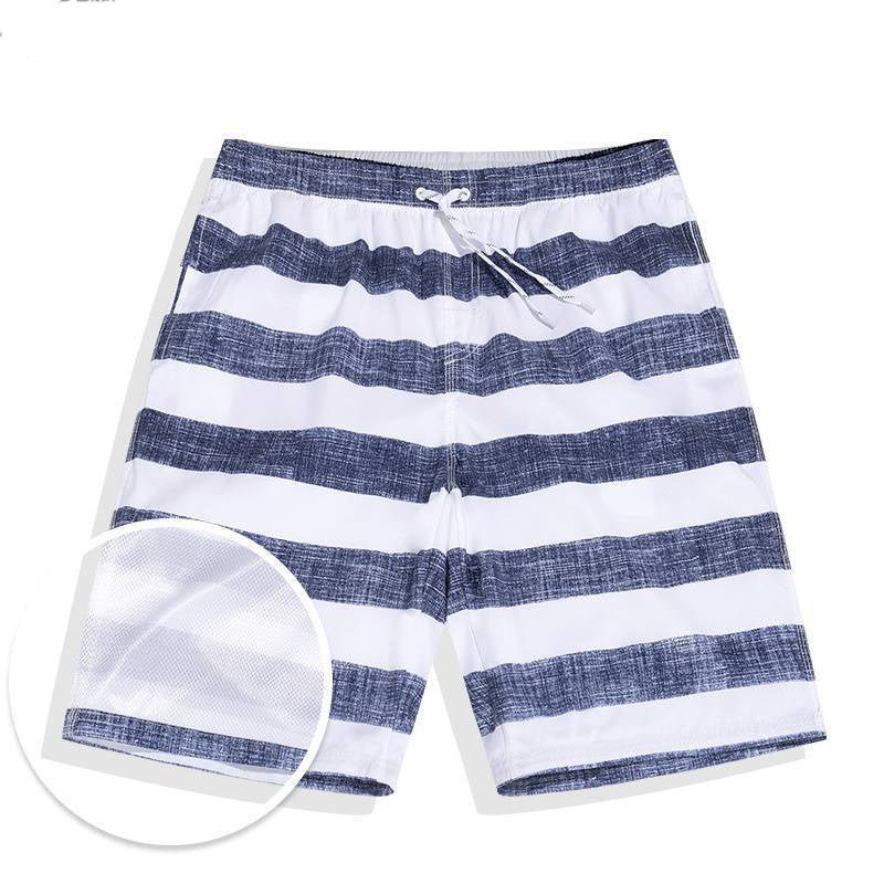 Retro Beach Pants Men's Swimming Trunks Loose Quick-drying - Beach Pants -  Trend Goods