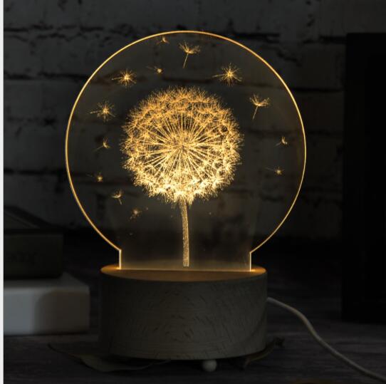 Romantic LED Lamps Bedroom Decorative Night Light - Lamps -  Trend Goods