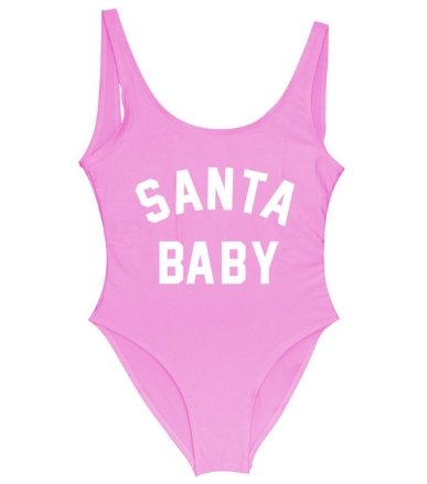 Santa Baby Swimwear Women One Piece Swimsuit - Swimwear -  Trend Goods