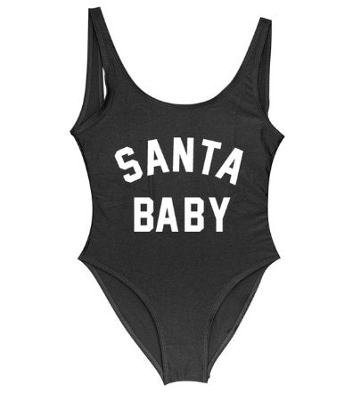 Santa Baby Swimwear Women One Piece Swimsuit - Swimwear -  Trend Goods