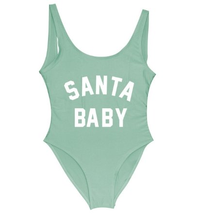 Santa Baby Swimwear Women One Piece Swimsuit - Swimwear -  Trend Goods