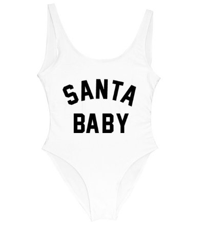 Santa Baby Swimwear Women One Piece Swimsuit - Swimwear -  Trend Goods