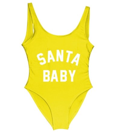 Santa Baby Swimwear Women One Piece Swimsuit - Swimwear -  Trend Goods