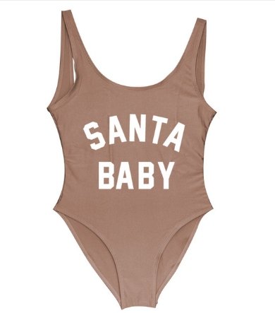 Santa Baby Swimwear Women One Piece Swimsuit - Swimwear -  Trend Goods