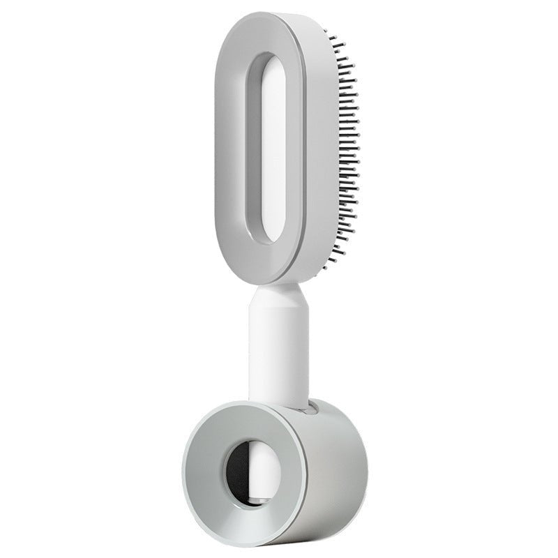 Self Cleaning Hair Brush One-key Cleaning Massage Anti-Static Hairbrush - Hair Brushes -  Trend Goods