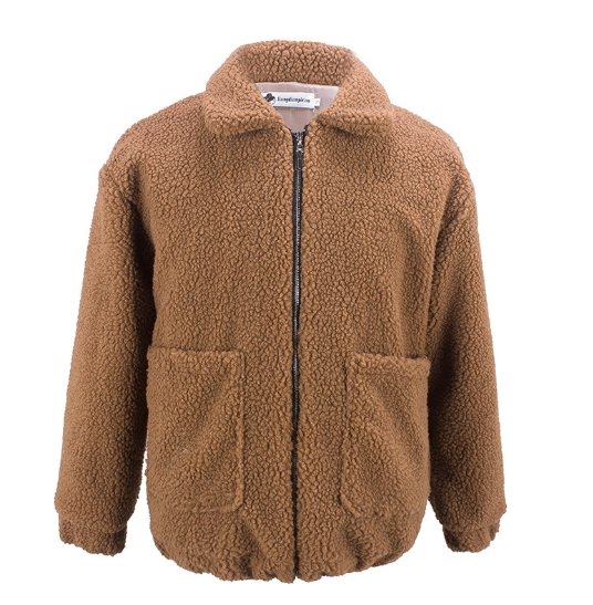 Shearling coat jacket women warm thick plush coat - Coats -  Trend Goods