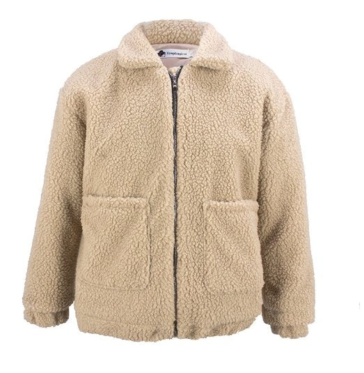 Shearling coat jacket women warm thick plush coat - Coats -  Trend Goods