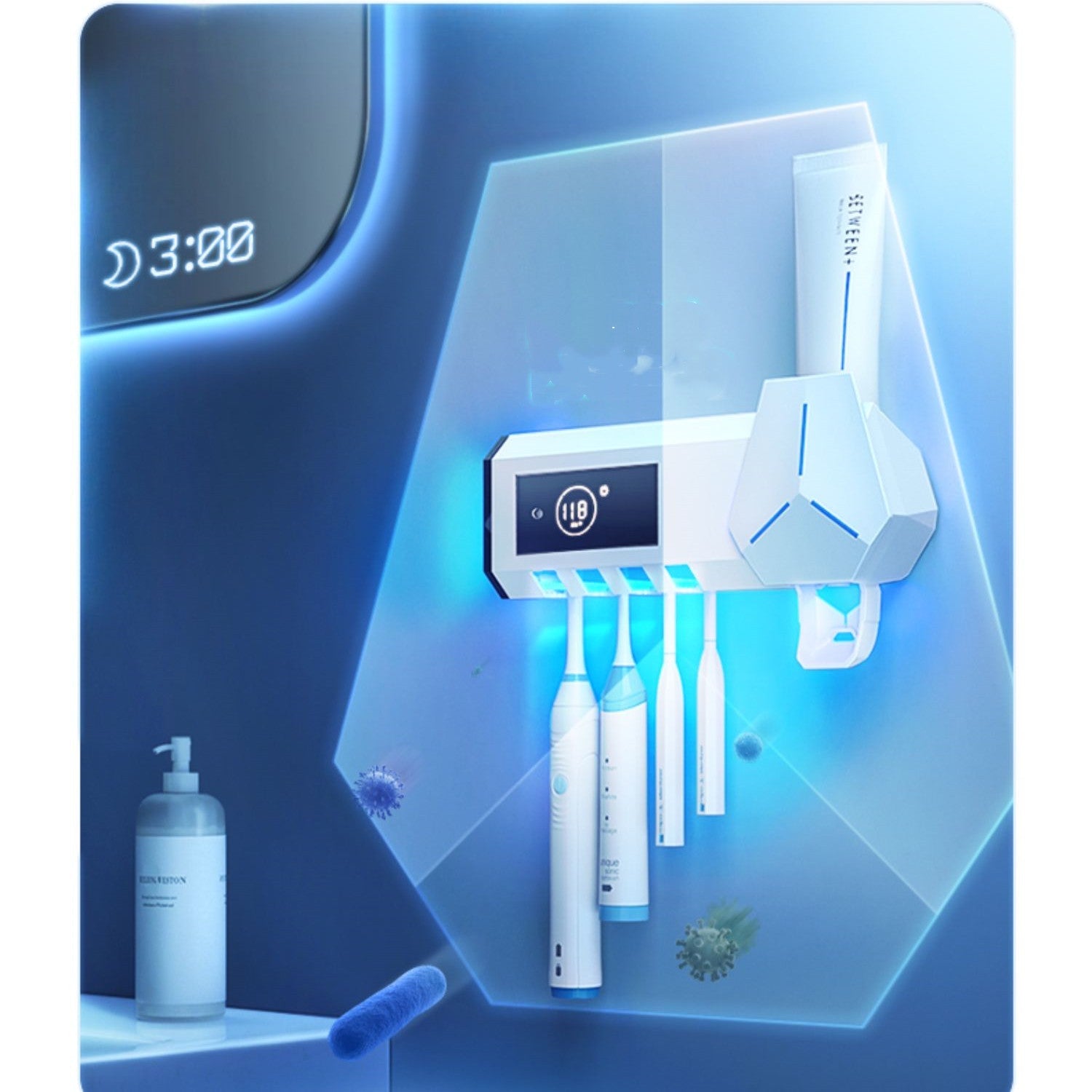 Smart Toothbrush Sterilizer UV-free Punching - Toothbrush Holders -  Trend Goods